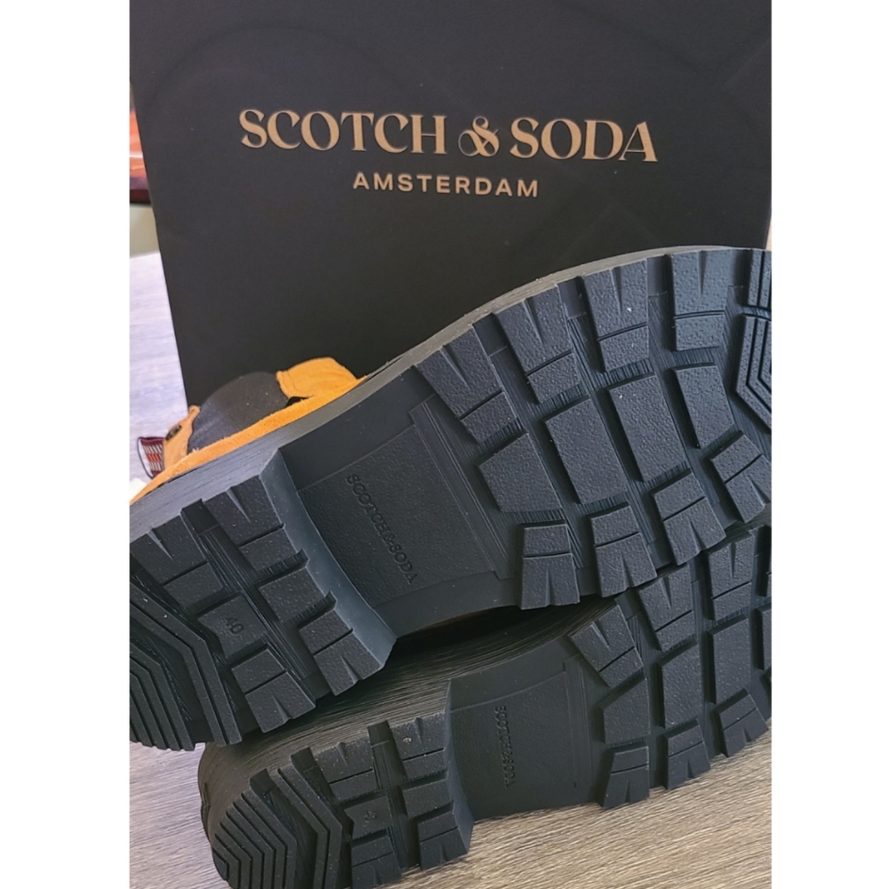 🆕️ Scotch & Soda Aubri Chelsea Leather & Suede Ankle Boots Size 9 Streetwear - Picture 12 of 14